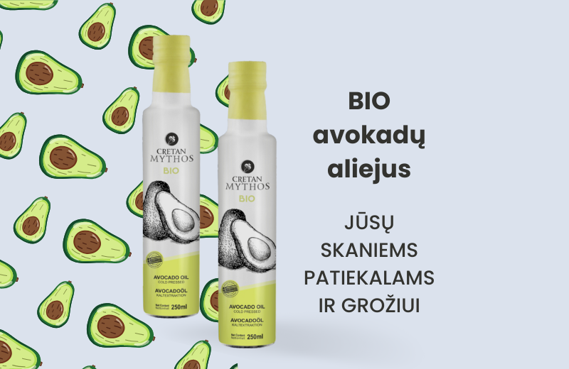 BIO avokadų aliejus iš Kretos | Kretos Skoniai